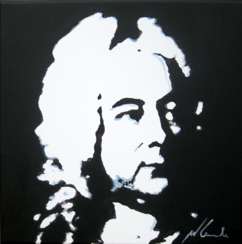 PR 39 Georg Friedrich Händel van Willi Lemke, Schilderij te koop op Singulart