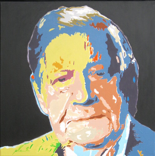 Helmut Schmidt di Willi Lemke, Pittura in vendita su Singulart