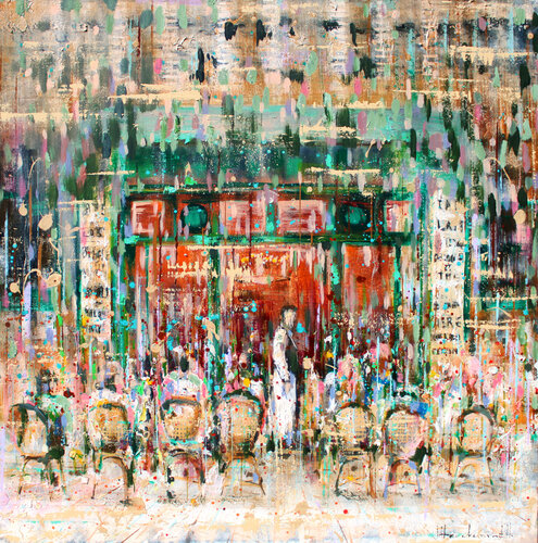 Cafe Paris by Ingeborg Herckenrath, 絵画 for Sale on Singulart