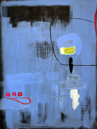 Back to Black by Irene Nelson, Painting for Sale on Singulart