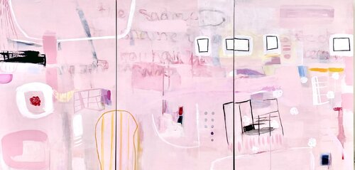 Confessions (triptych)) van Irene Nelson, Schilderij te koop op Singulart