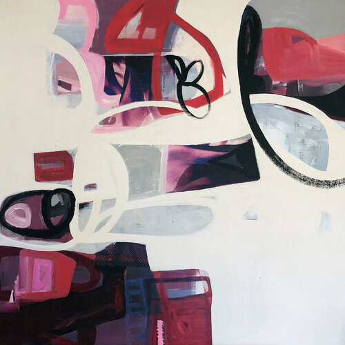 Pink Portal van Irene Nelson, Schilderij te koop op Singulart