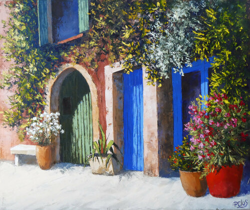 Ruelle a Vinsobres de Pascal Clus, Pintura a la venta en Singulart