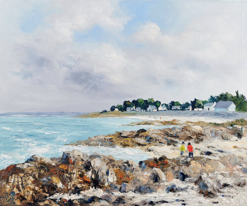 La Trinité sur mer van Pascal Clus, Schilderij te koop op Singulart