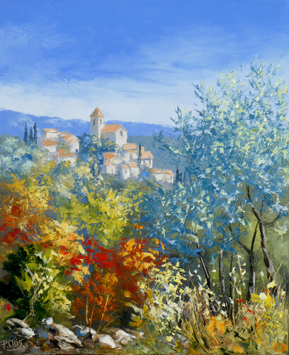 Vinsobres van Pascal Clus, Schilderij te koop op Singulart