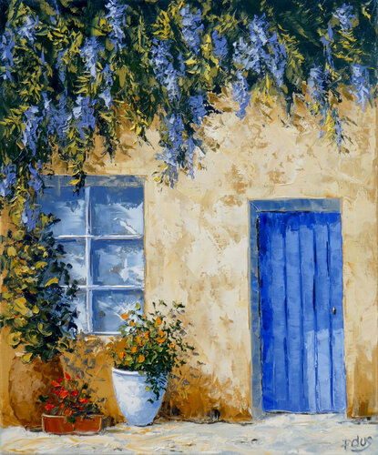 Glycine van Pascal Clus, Schilderij te koop op Singulart