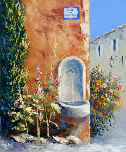 La fontaine van Pascal Clus, Schilderij te koop op Singulart