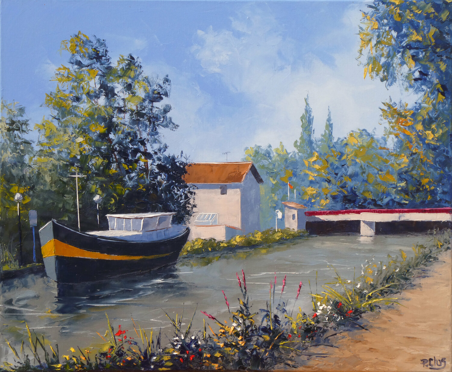 Péniche à Viéville Pascal Clus