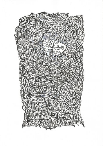 Der Blick aus der Tiefe par Ira Repey, Dessin en vente sur Singulart