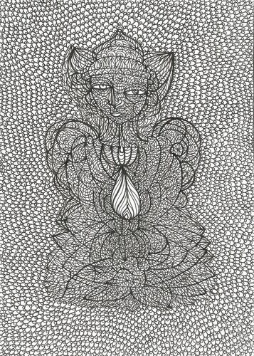 Die innere Flamme by Ira Repey, 소묘 for Sale on Singulart