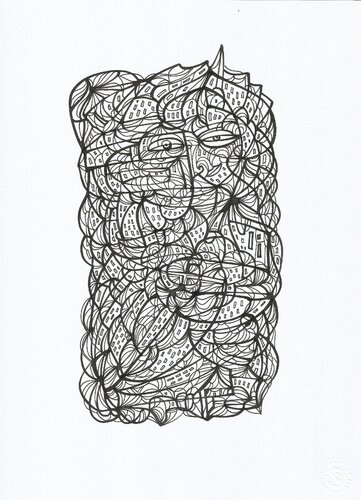 Architektur des Inneren van Ira Repey, Tekening te koop op Singulart