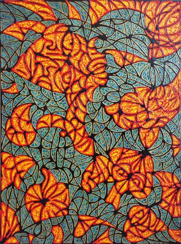 Lebendige Symbiose 1 di Ira Repey, Pittura in vendita su Singulart