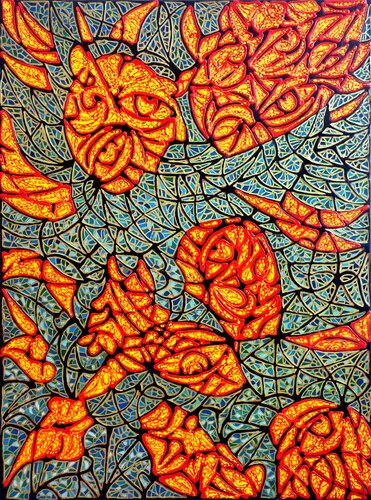 Lebendige Symbiose 3 di Ira Repey, Pittura in vendita su Singulart