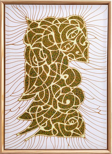 Grüner Engel 1 von Ira Repey, Malerei kaufen auf Singulart