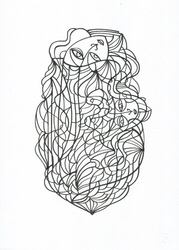 Lockere Zeichnung 2 van Ira Repey, Tekening te koop op Singulart