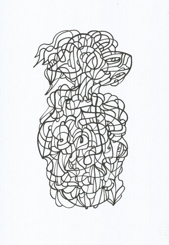 Lockere Zeichnung 7 van Ira Repey, Tekening te koop op Singulart