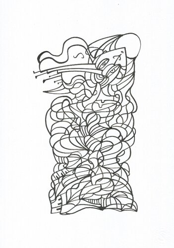 Lockere Zeichnung 8 van Ira Repey, Tekening te koop op Singulart