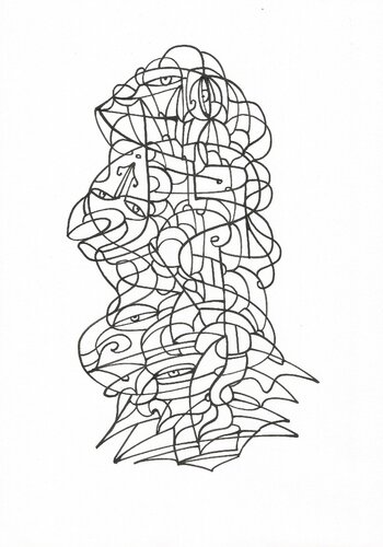 Lockere Zeichnung 10 van Ira Repey, Tekening te koop op Singulart