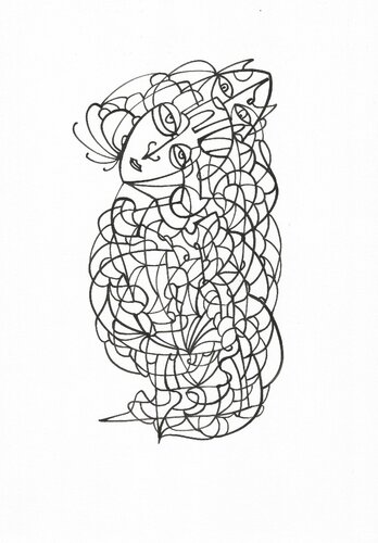 Lockere Zeichnung 11 van Ira Repey, Tekening te koop op Singulart