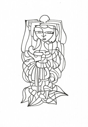 Lockere Zeichnung 12 van Ira Repey, Tekening te koop op Singulart