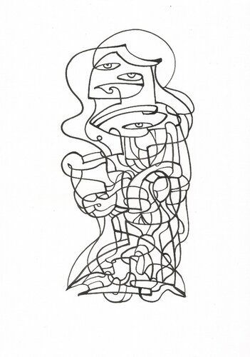 Lockere Zeichnung 13 van Ira Repey, Tekening te koop op Singulart