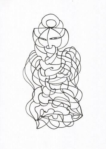 Lockere Zeichnung 15 van Ira Repey, Tekening te koop op Singulart