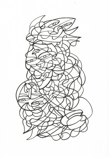 Lockere Zeichnung 16 by Ira Repey, 소묘 for Sale on Singulart