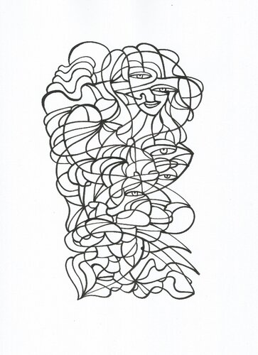 Lockere Zeichnung 17 van Ira Repey, Tekening te koop op Singulart