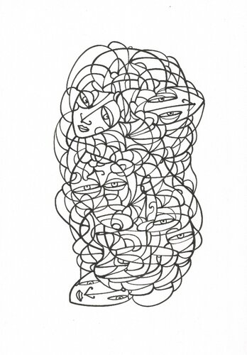 Lockere Zeichnung 18 van Ira Repey, Tekening te koop op Singulart