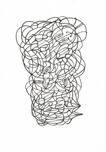 Lockere Zeichnung 19 van Ira Repey, Tekening te koop op Singulart