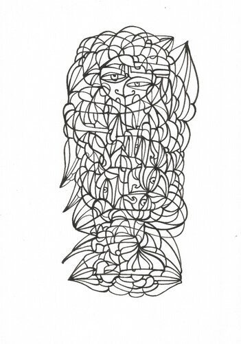 Bildmeditation 1 by Ira Repey, 소묘 for Sale on Singulart