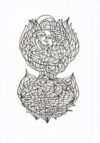 Bildmeditation 4 de Ira Repey, Dibujo a la venta en Singulart