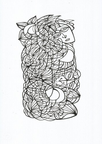 Bildmeditation 12 by Ira Repey, 소묘 for Sale on Singulart