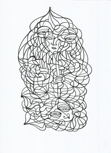 Bildmeditation 16 di Ira Repey, Disegno in vendita su Singulart