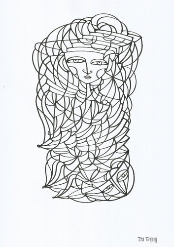 Tägliche Linien 30 van Ira Repey, Tekening te koop op Singulart