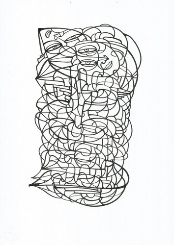 Energielinien 7 par Ira Repey, Dessin en vente sur Singulart