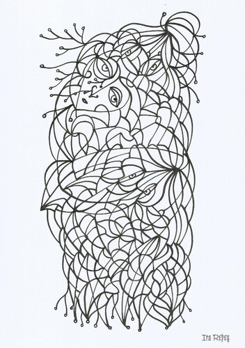 Energielinien 9 par Ira Repey, Dessin en vente sur Singulart