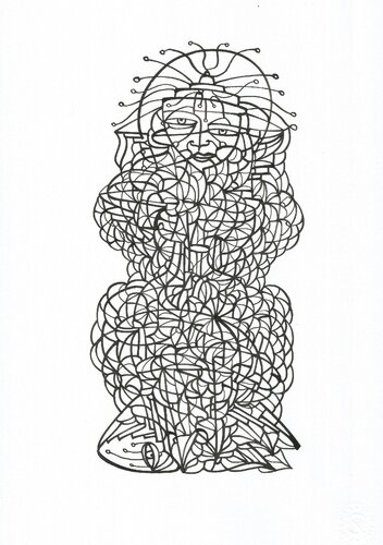 Energielinien 11 par Ira Repey, Dessin en vente sur Singulart