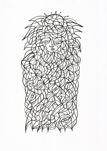 Energielinien 14 par Ira Repey, Dessin en vente sur Singulart