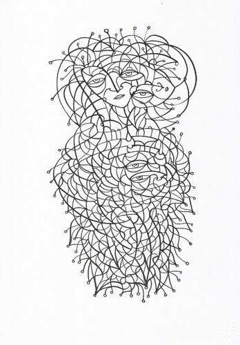 Energielinien 18 par Ira Repey, Dessin en vente sur Singulart