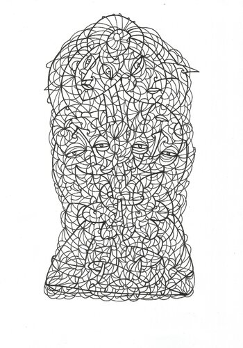 Energielinien 36 van Ira Repey, Tekening te koop op Singulart