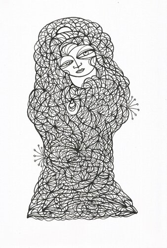 Energielinien 39 par Ira Repey, Dessin en vente sur Singulart