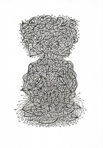 Energielinien 40 par Ira Repey, Dessin en vente sur Singulart