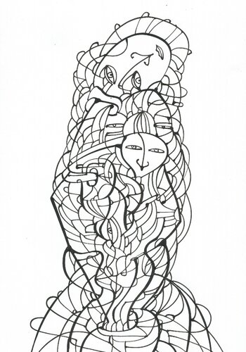 Energielinien 52 by Ira Repey, Drawing for Sale on Singulart