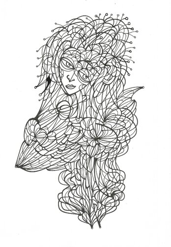 Energielinien 55 by Ira Repey, Drawing for Sale on Singulart