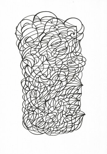 Energielinien 58 par Ira Repey, Dessin en vente sur Singulart