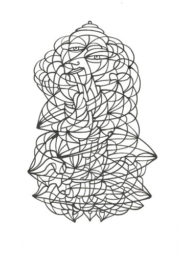 Energielinien 59 van Ira Repey, Tekening te koop op Singulart