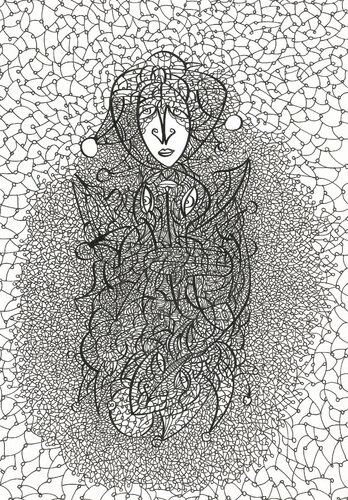 Energielinien 63 par Ira Repey, Dessin en vente sur Singulart