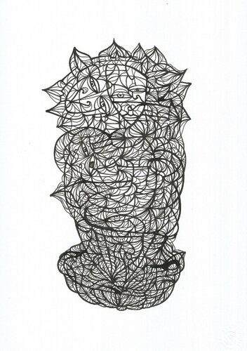 Energielinien 67 par Ira Repey, Dessin en vente sur Singulart