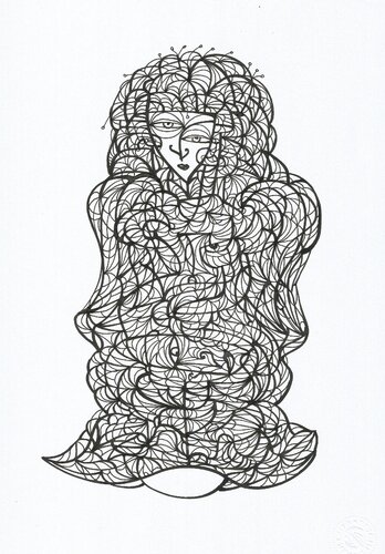 Energielinien 81 de Ira Repey, Dibujo a la venta en Singulart